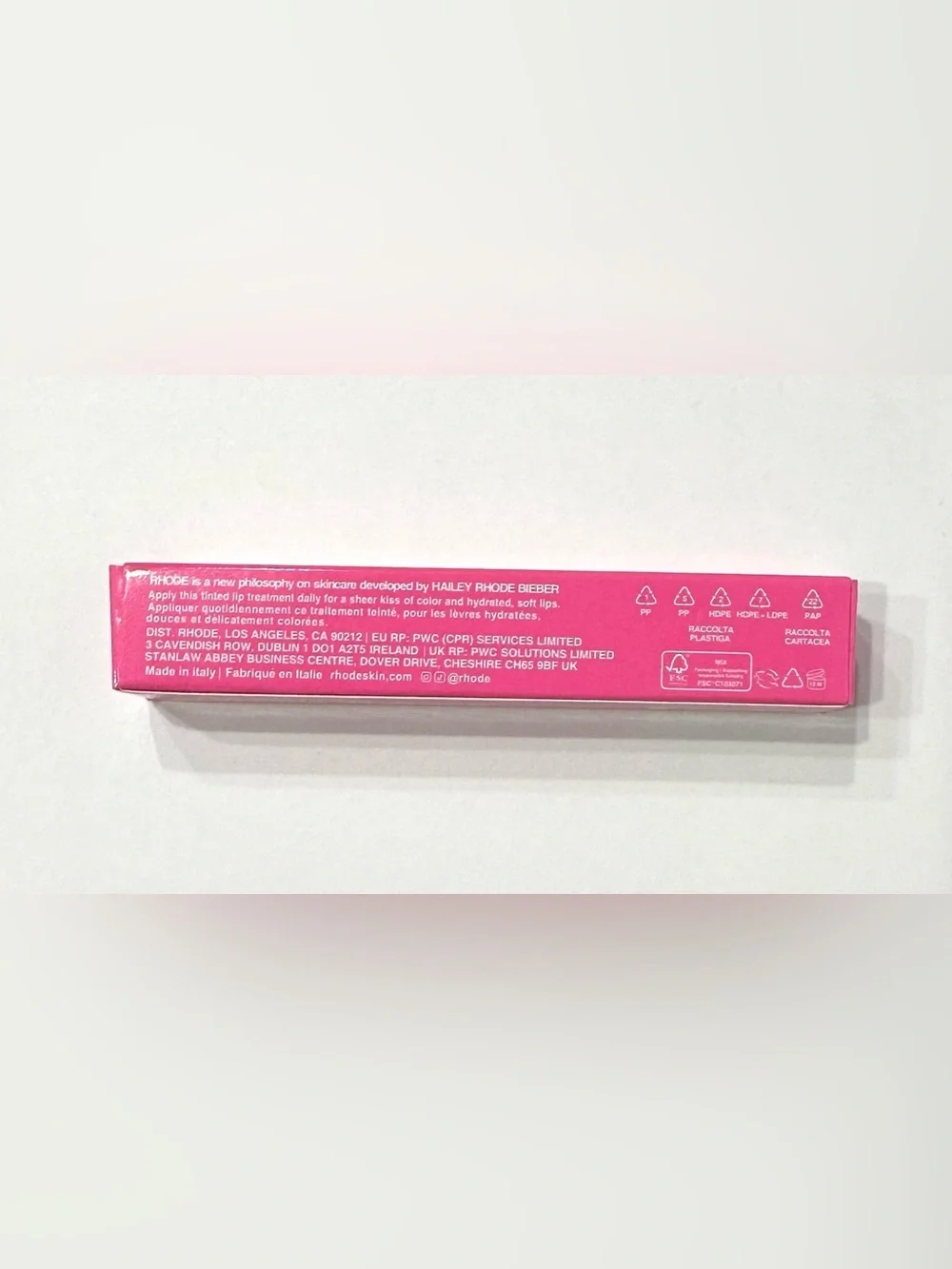 NEW, Rhode Limited Edition La Pop-Up Shade Peptide Lip Treatment SHORTCAKE